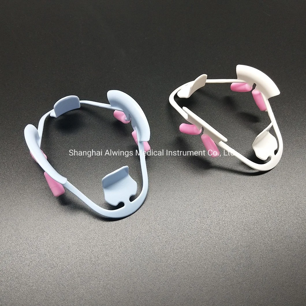 3D Blue/White Cheek Retractor for Dental Procedures