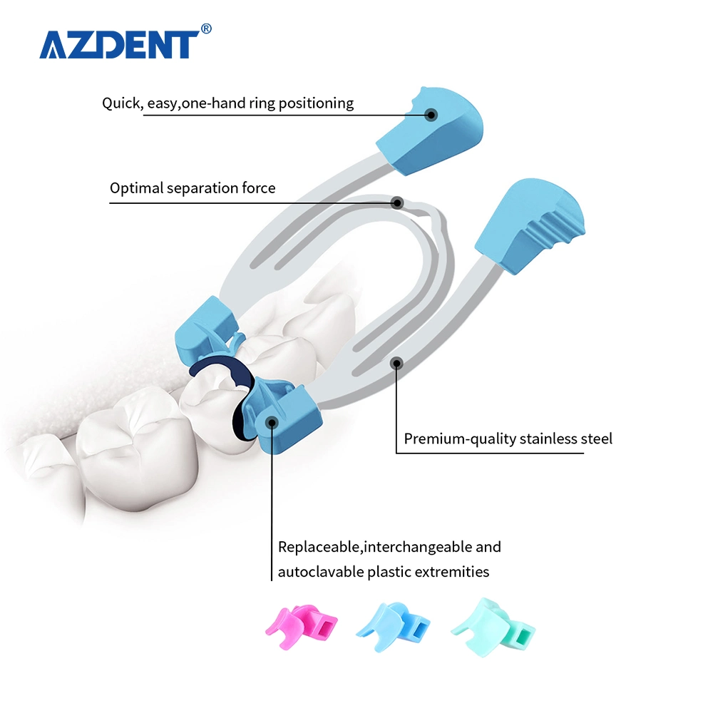 Hot Sale Azdent Dental Sectional Contoured Matrix Clip Matrices Clamps Wedges