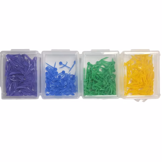 穴付き使い捨てプラスチック歯科ウェッジ